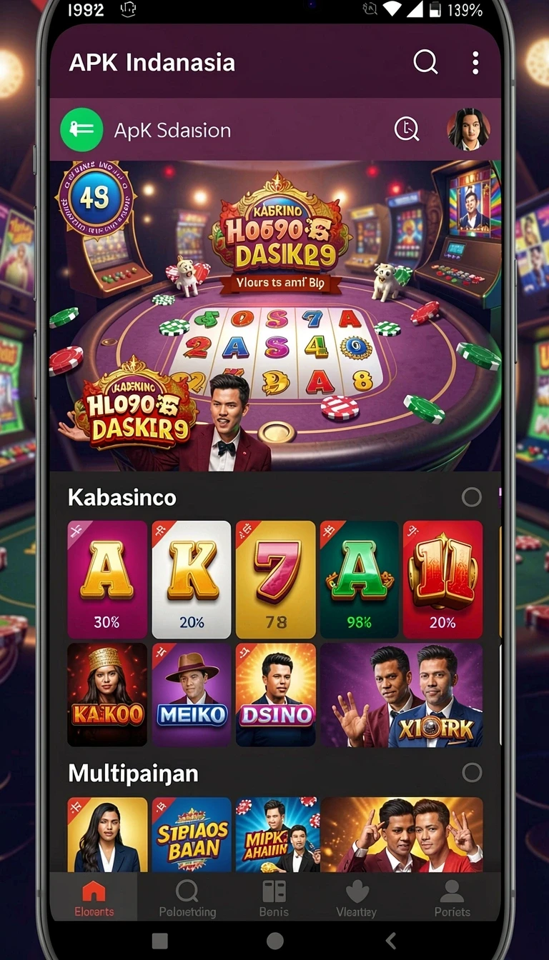 Tampilan utama aplikasi Review Aplikasi mentari138 yang intuitif dan efisien.